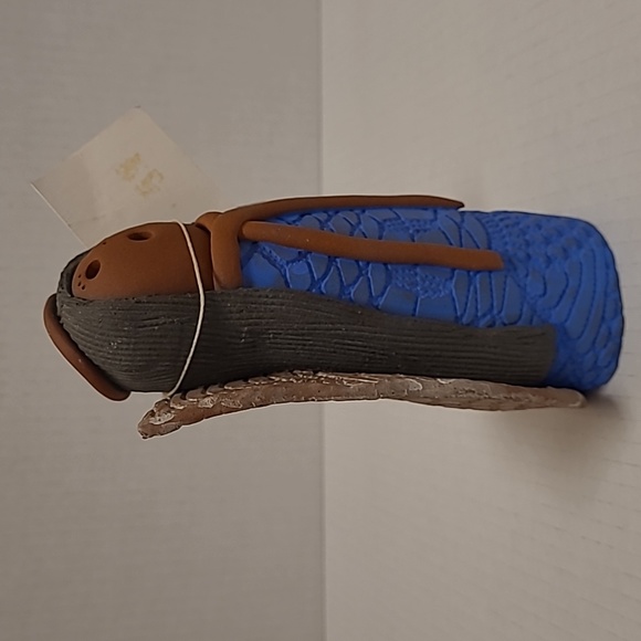 Handmade Signed Red Clay New Mexico Indian Angel by Debra Smith Wills - Picture 8 of 16